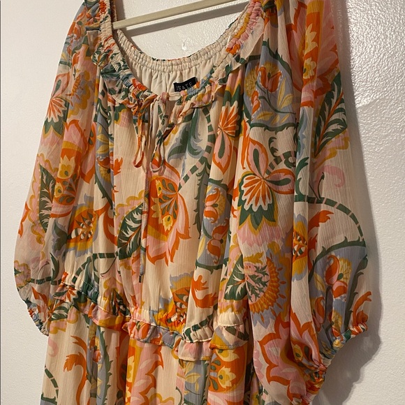 1. STATE MAXI Dress in rust by SHEIN Plus size 1X - Picture 4 of 7